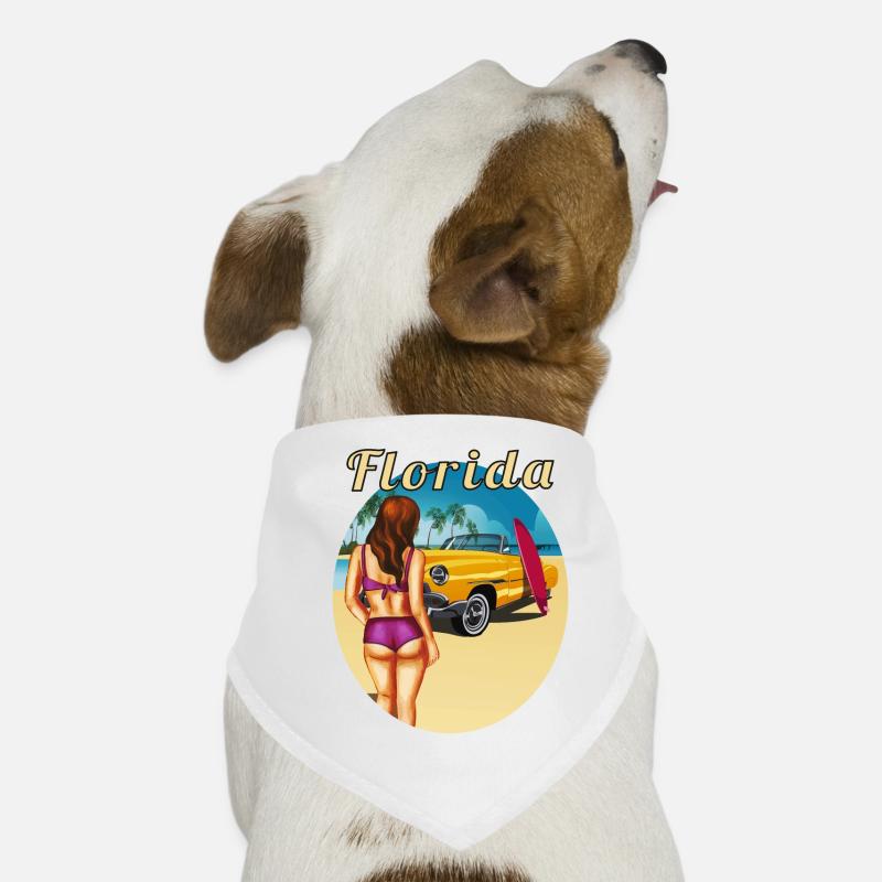 Floride Bandana pour chien