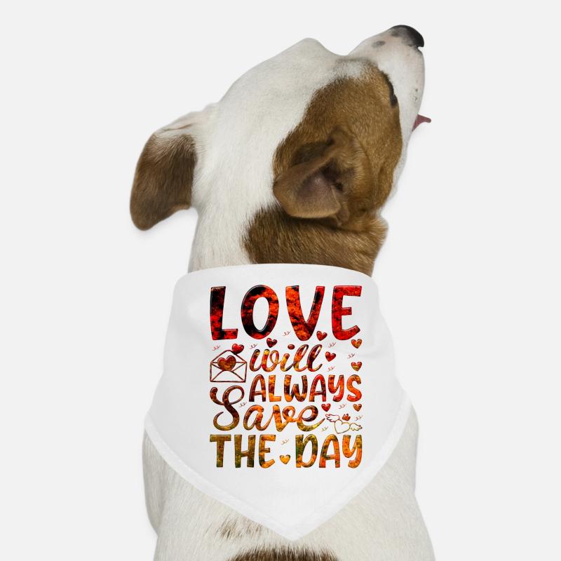 Aimez-moi la Saint-Valentin Joyeux Valentin Saint-Valentin Bandana pour chien