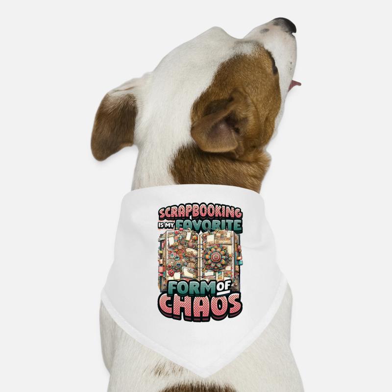 Mädchen Scrapbooking Enthusiast Scrapbook Hunde-Bandana