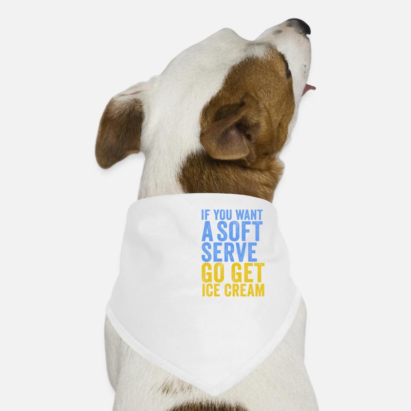 Wenn Sie eine Softportion wollen, besorgen Sie sich Eis Hunde-Bandana