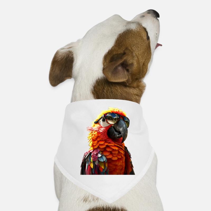 Perroquet Ara Perruche Cacatoès Perroquet Perroquets mignons Bandana pour chien