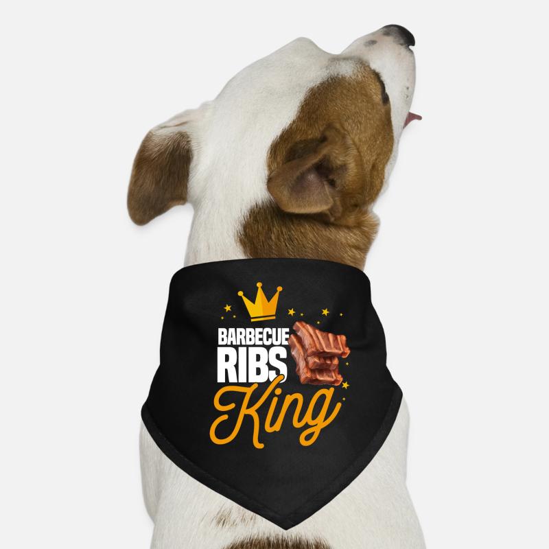 Barbecue Rippchen König Hunde-Bandana