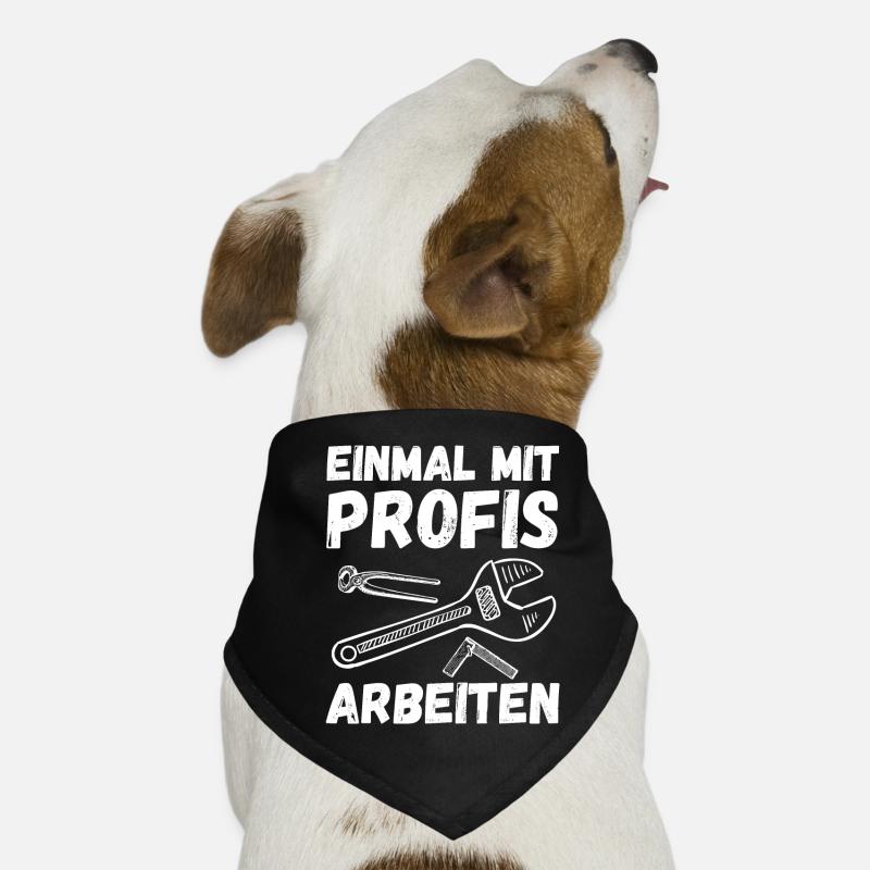 Baumeister Handwerker Profi Werkzeug Mechaniker Hunde-Bandana