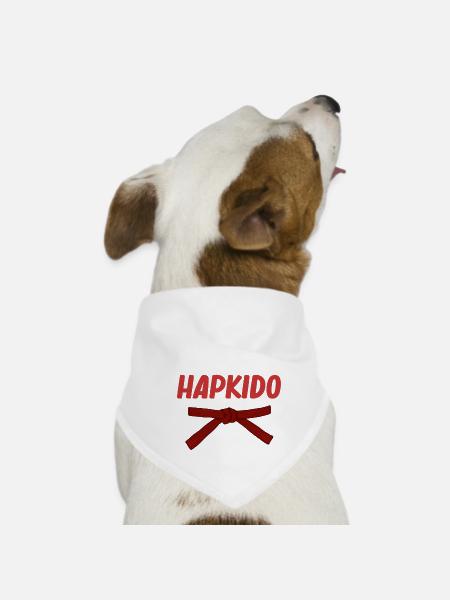 Das Leben Ist Besser Mit Hapkido Boxen Jiujitsu - Hunde-Bandana - Weiß