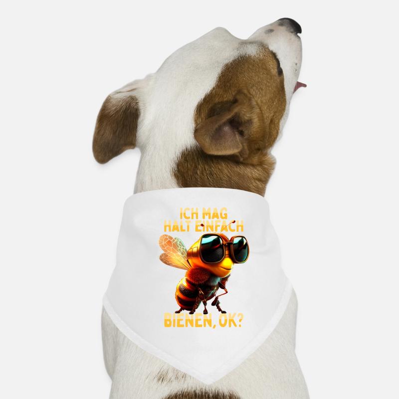 Bee lover beekeeper I just like bees Dog Bandana