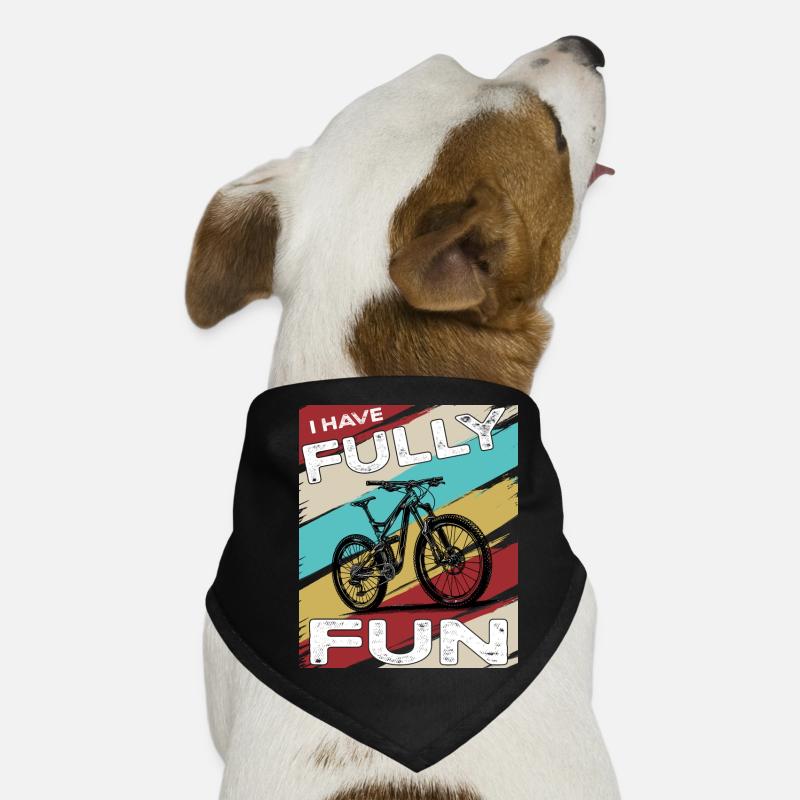 VTT Je m’amuse pleinement VTT Bandana pour chien