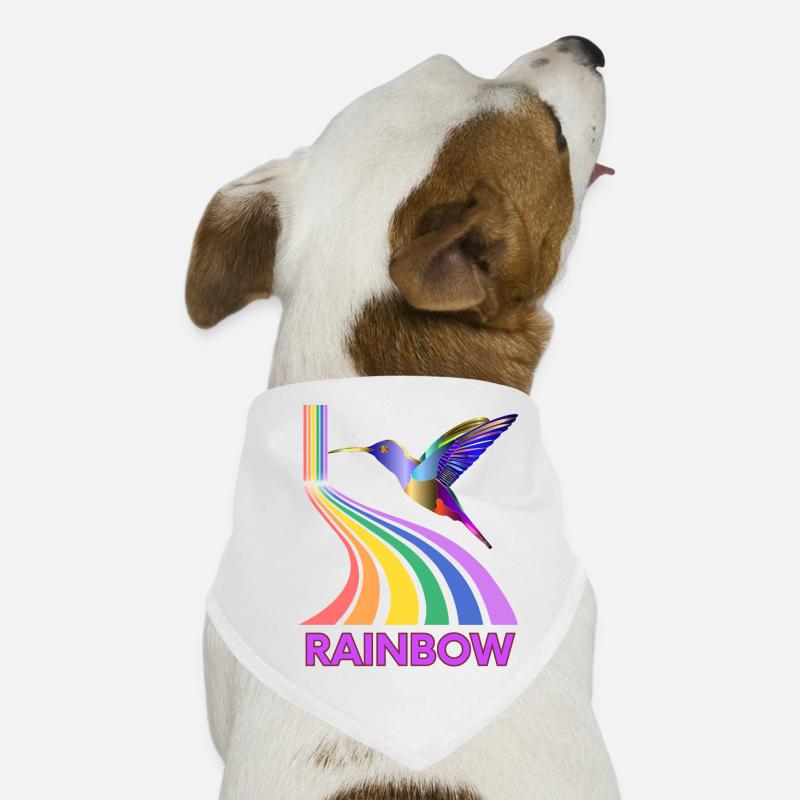 Arc-en-ciel Bandana pour chien