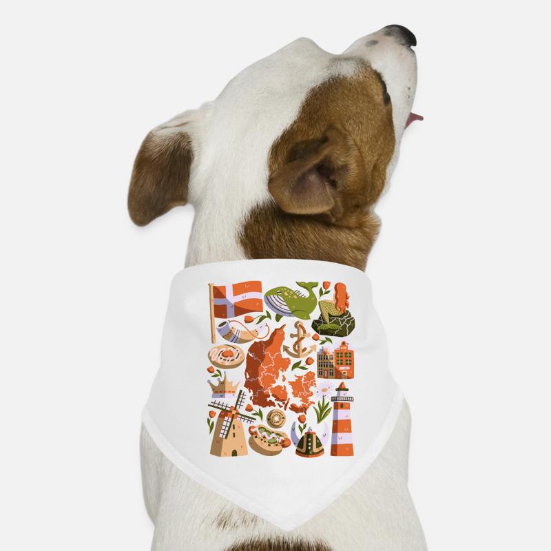 Danemark Bandana pour chien