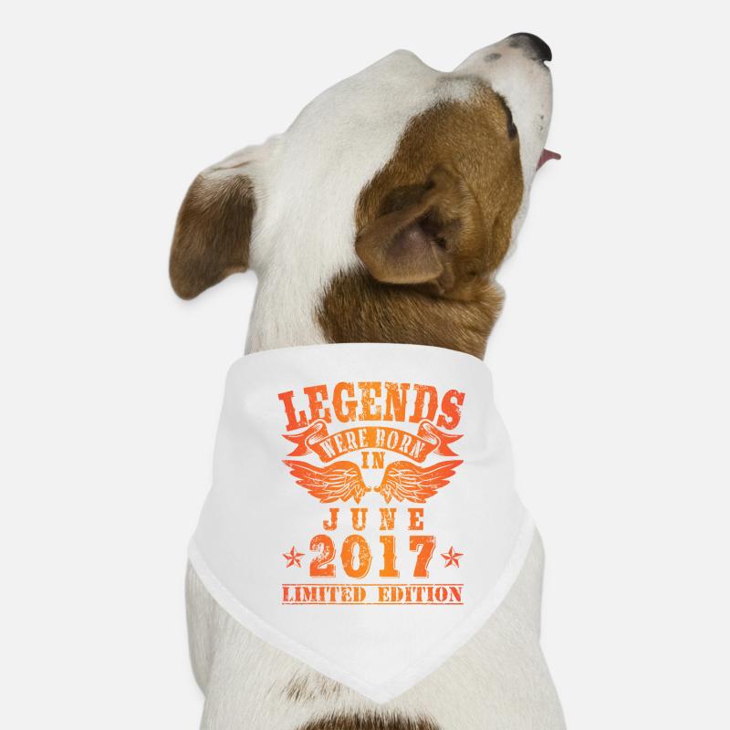Legends were born in Juni 2017 Geburtstag Hunde-Bandana