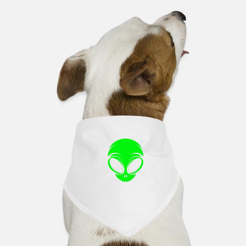 Visage extraterrestre Espace extraterrestre Bandana pour chien