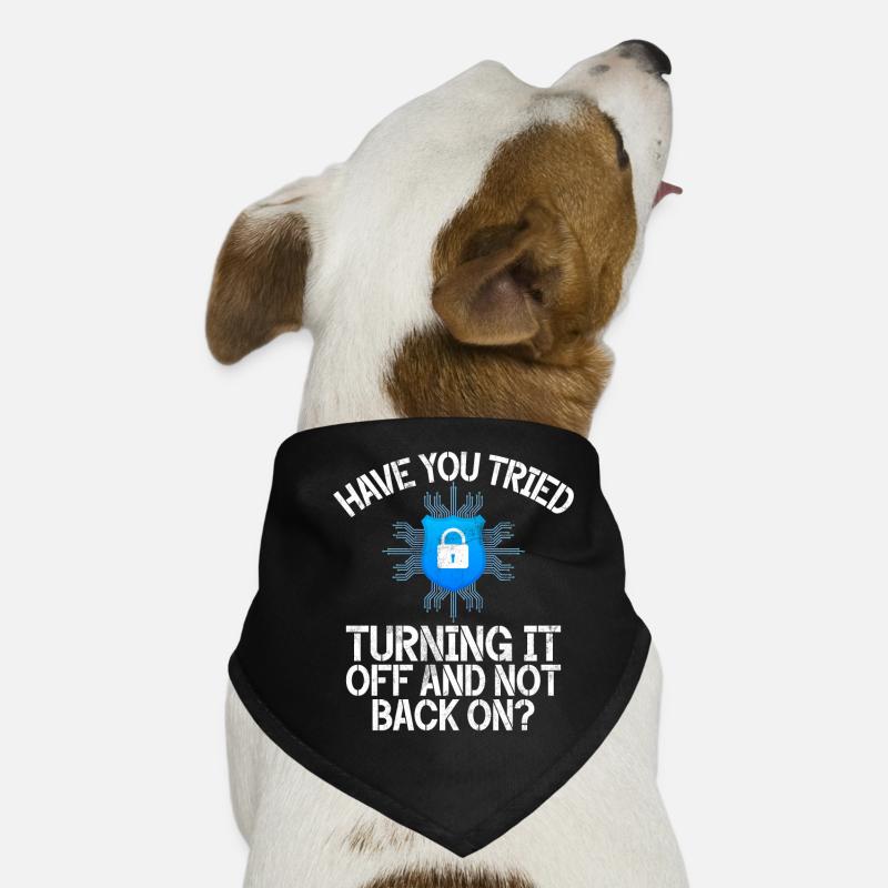 Cyber security hacker hacking Dog Bandana