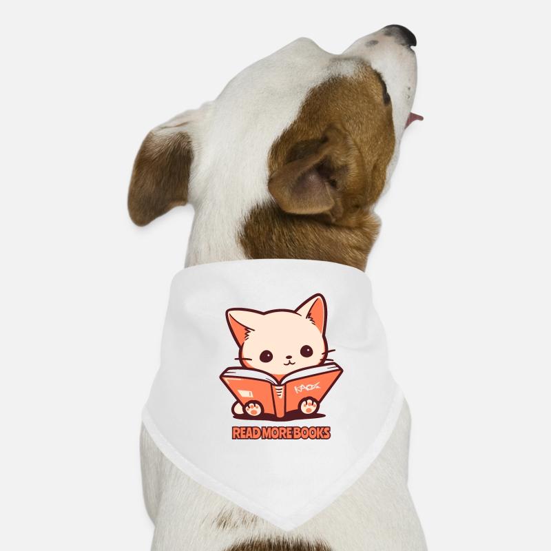 Lire plus de livres : Chats mignons Animaux de compagnie Lire Bandana pour chien