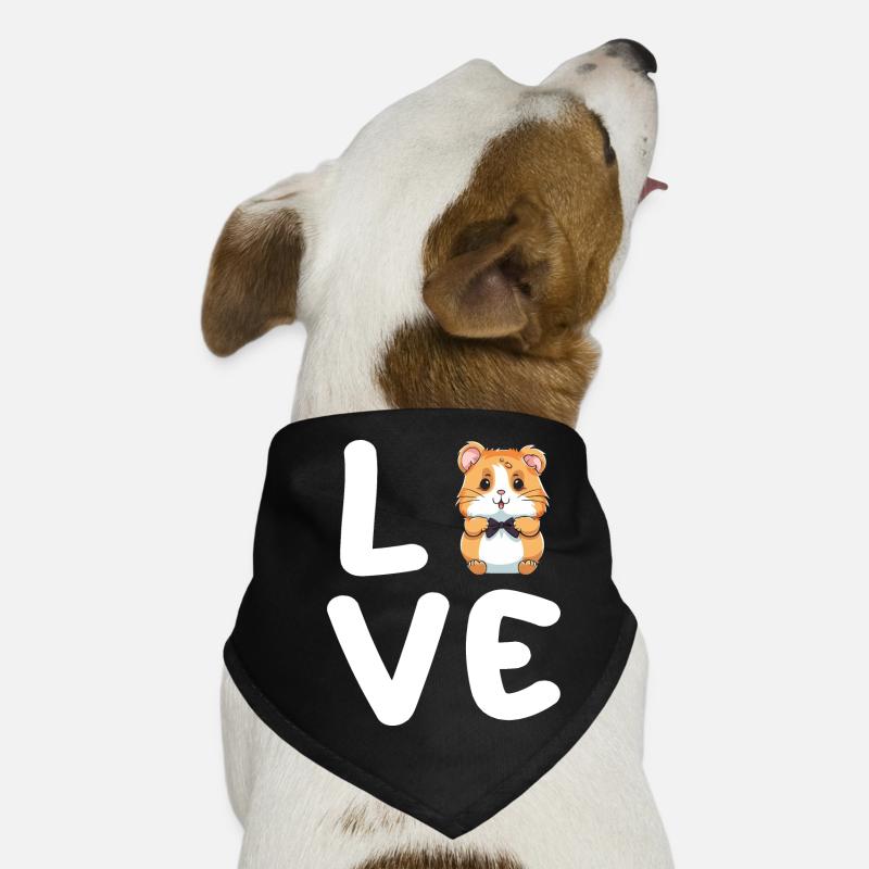 Mignon Hamster Love T-shirt Bandana pour chien