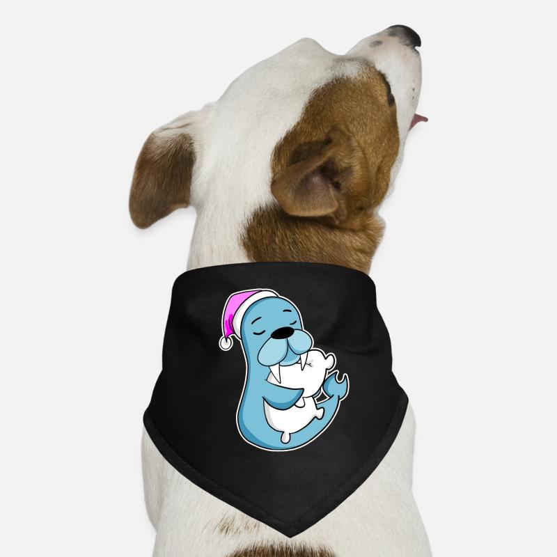 Seelöwe Müde Ausschlafen Schlafen Mädchen Hunde-Bandana