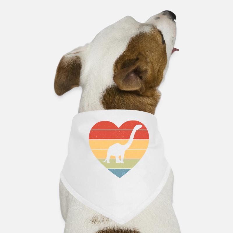 Brontosaurus Dino Geschenk Hunde-Bandana