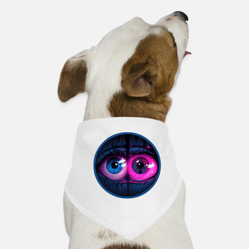 Loading Anime Eyes Vaporwave Digital Aesthetic Dog Bandana