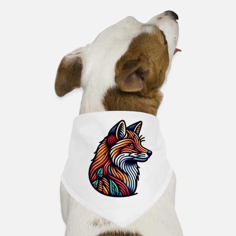 Fuchs Tier Wald Rotfuchs Wildnis Hunde-Bandana