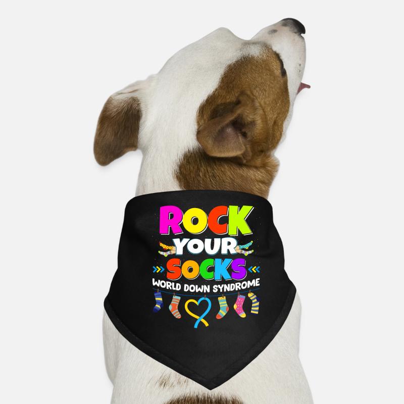 Down Syndrome Awareness Day WDSD - Rock Your Socks Dog Bandana