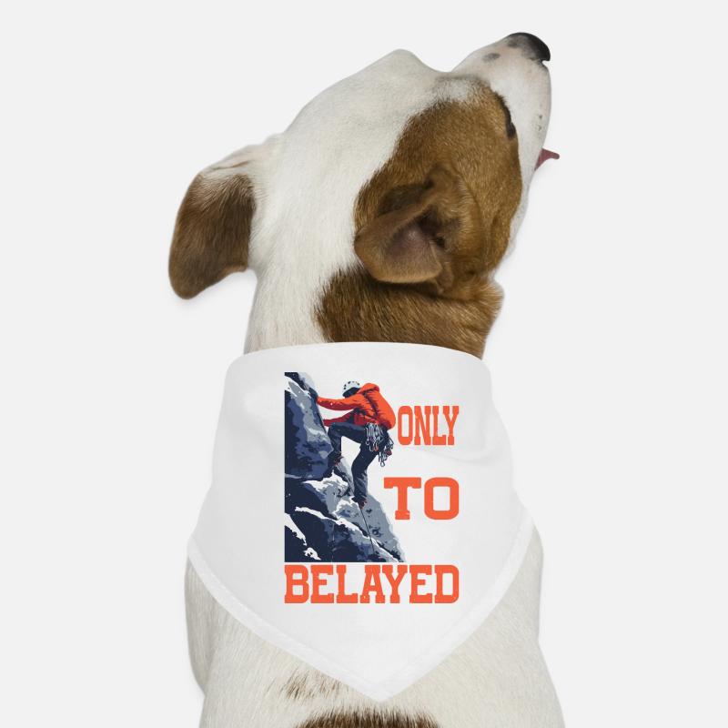 I'm Only Here To Get Belayed 7 Dog Bandana