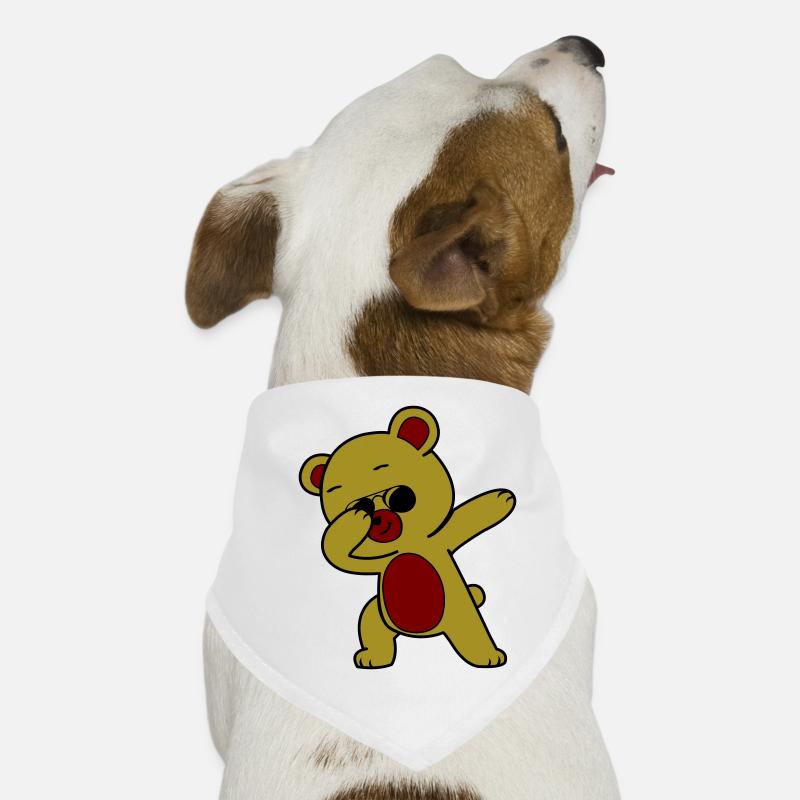 dabbing bär cool Hunde-Bandana