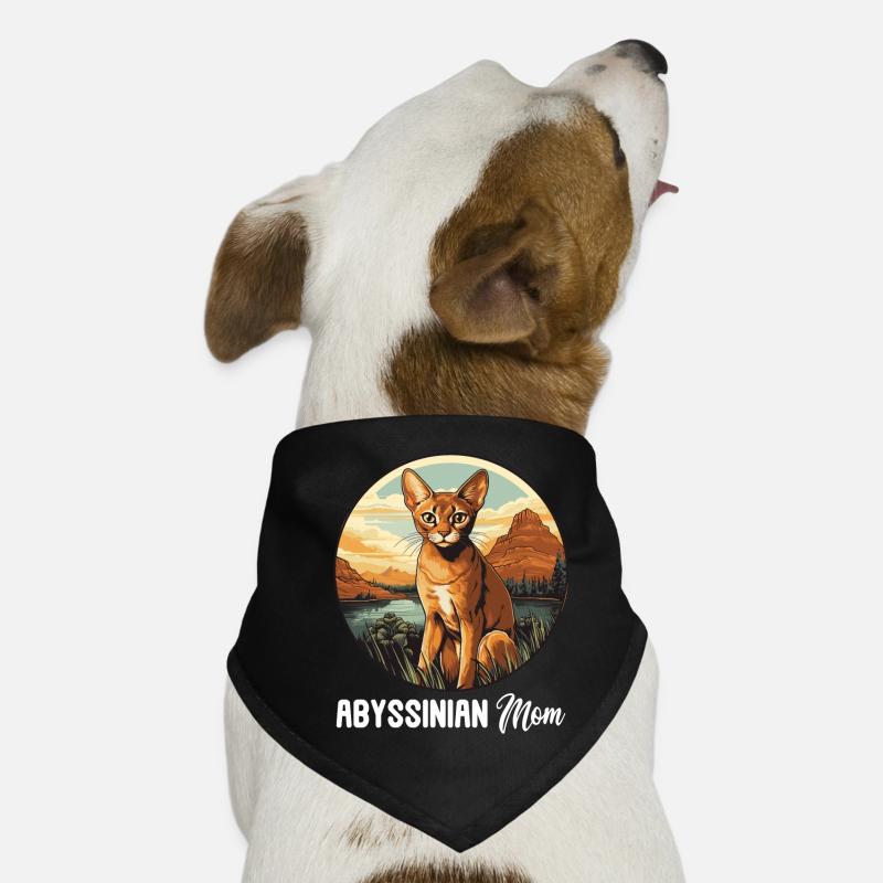 Abyssinian Cat Abessinierkatze Hunde-Bandana