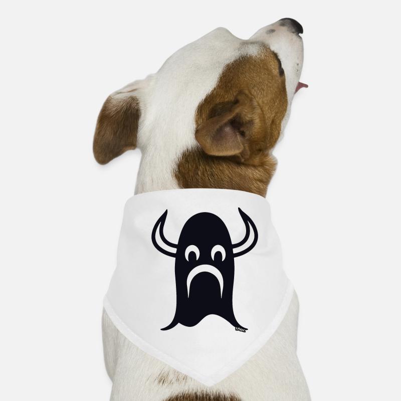 Wikinger Cartoon Gesicht Helm Hunde-Bandana
