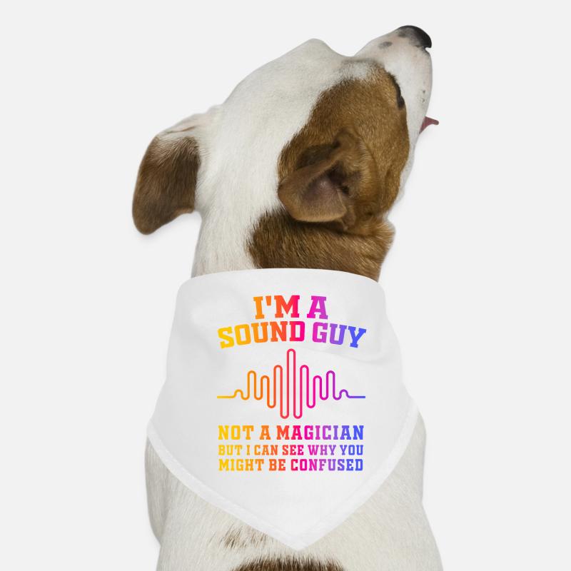 Sound Guy ist kein Zauberer Hunde-Bandana