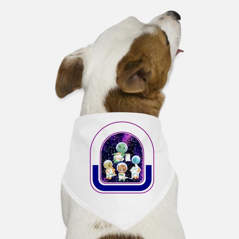 Chemise de paléontologie, Dino Galaxy Explorers Tee, Bandana pour chien