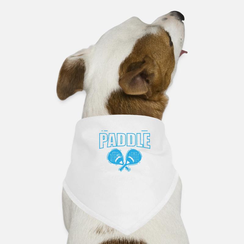 Paddle Tennis I will let my Paddle do the Talking Hunde-Bandana