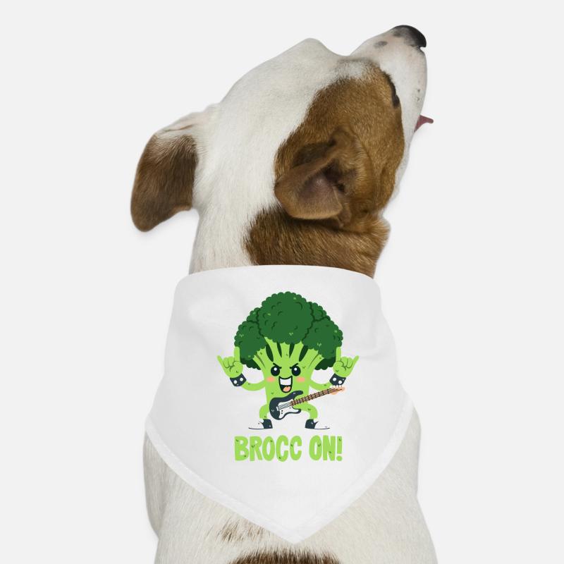 Broccoli Pun - Rock On! Dog Bandana