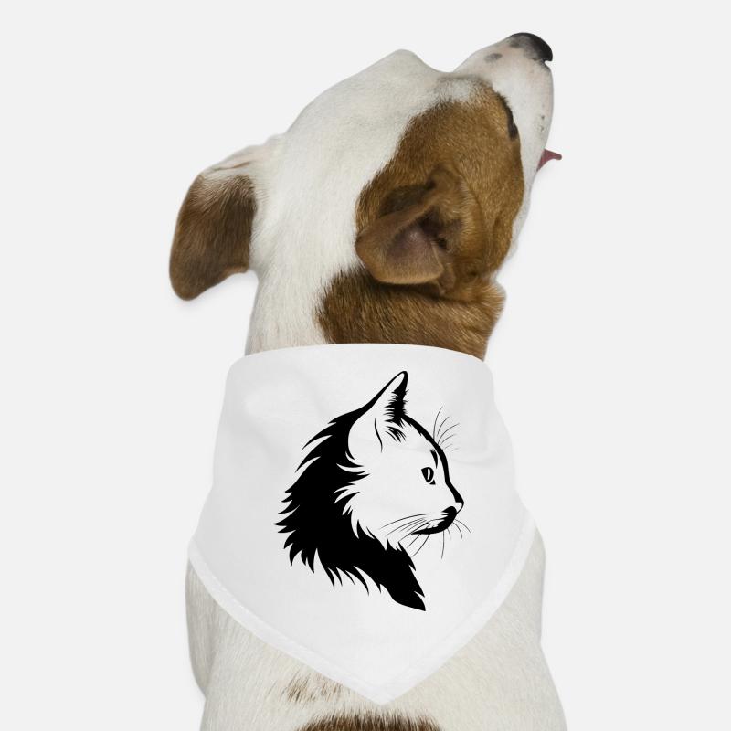 Chat, Motif De Chat Bandana pour chien