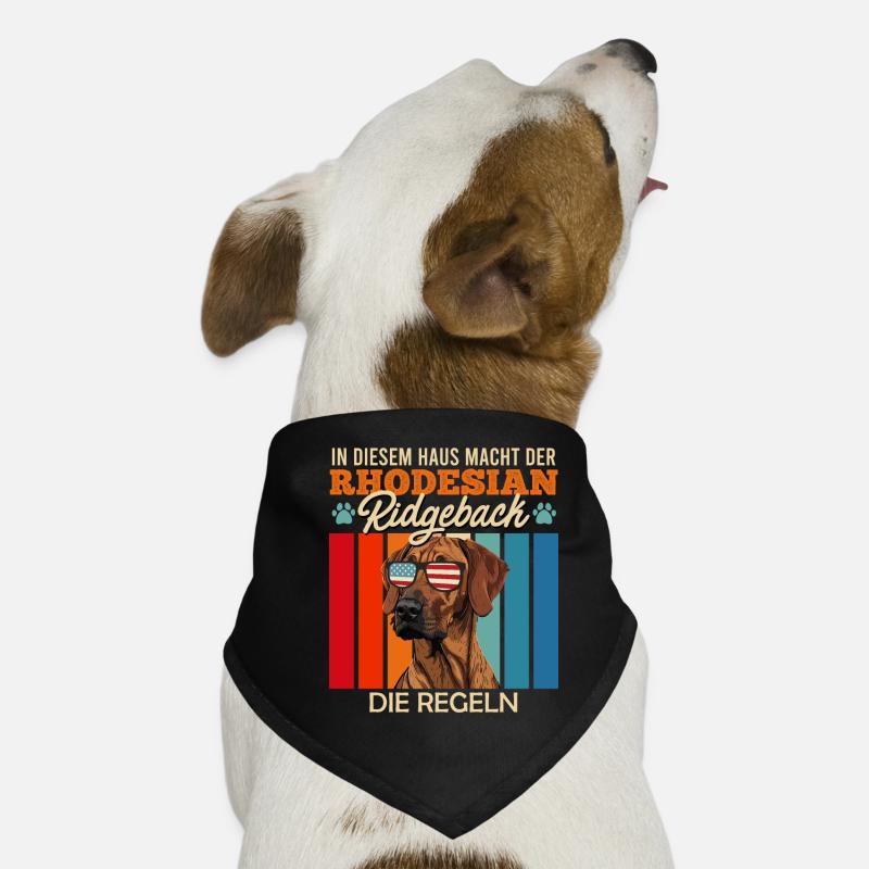 Ridgeback Besitzer HIER MACHT DER RIDGEBACK REGELN Hunde-Bandana