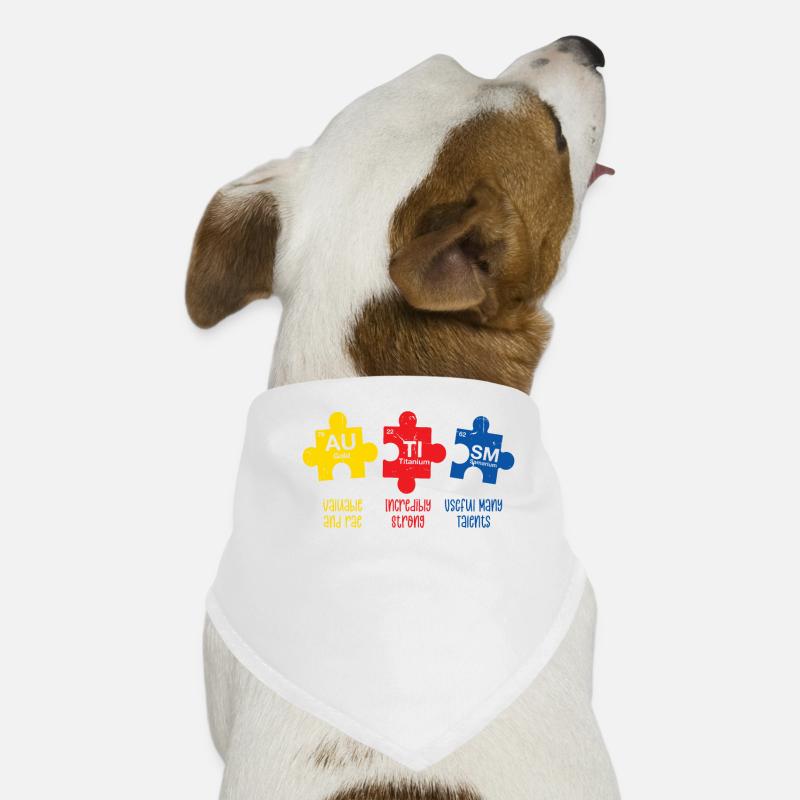 Autisme Bandana pour chien
