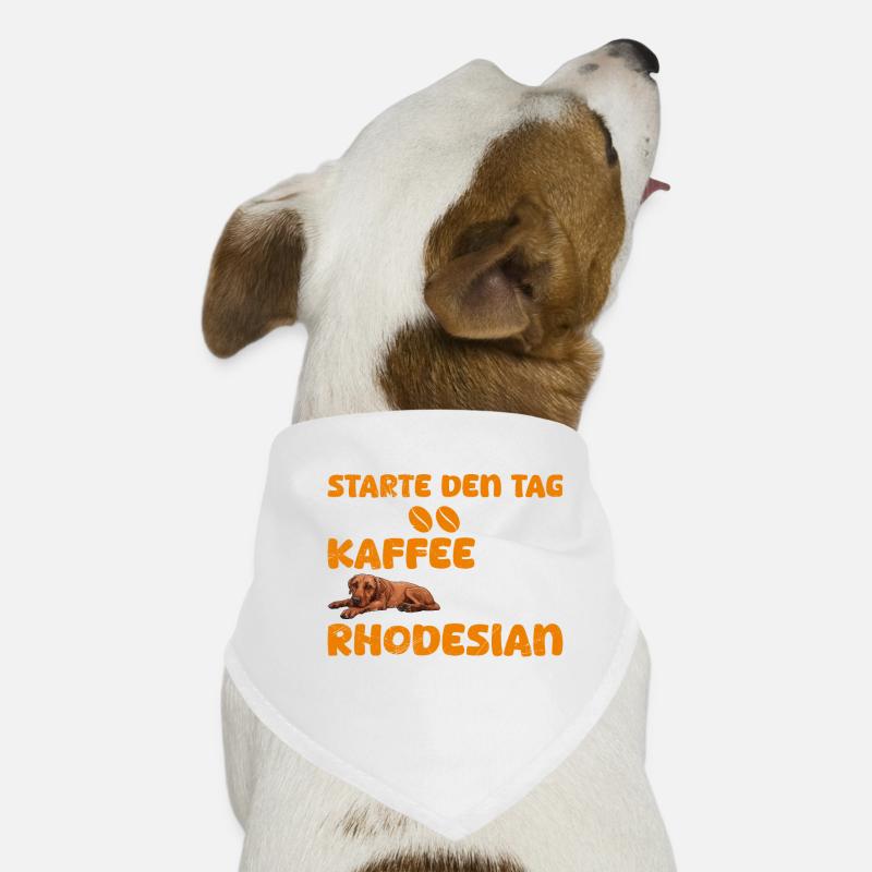 Ridgeback STARTE DEN TAG MIT KAFFEE UND RIDGEBACK Hunde-Bandana