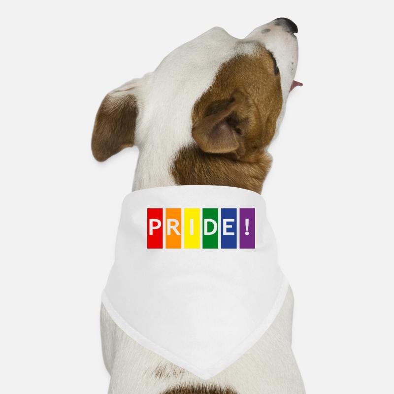 Pride-Farben Hunde-Bandana