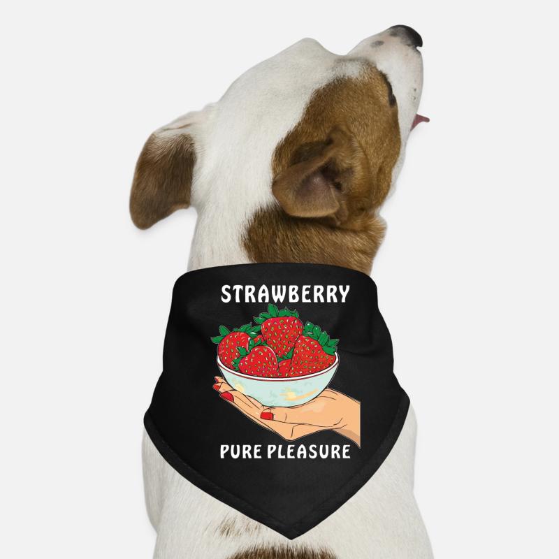 FRAISE PUR PLAISIR Bandana pour chien