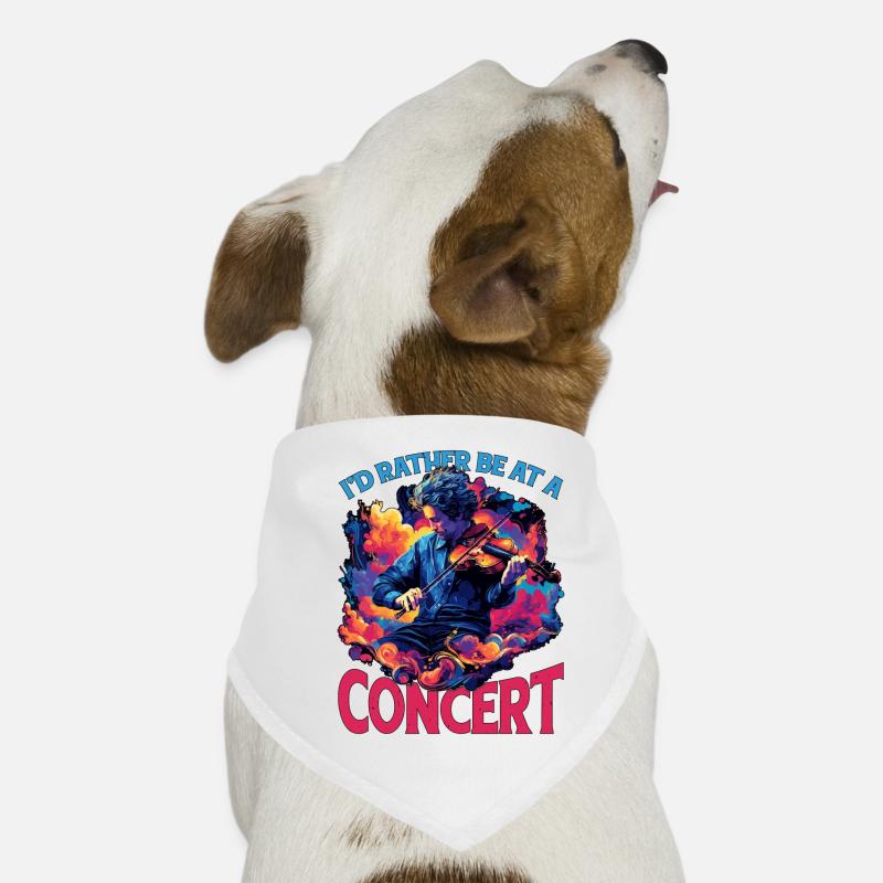 I'd Rather Be At A Concert 9 Dog Bandana