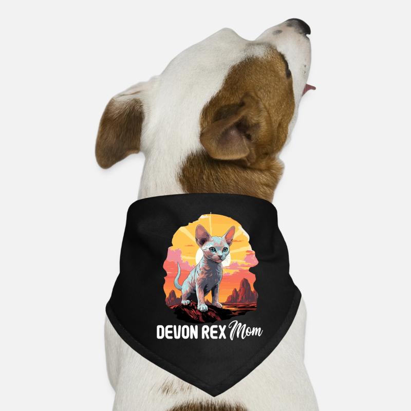 Chaton Devon Rex Chat Devon Rex Bandana pour chien