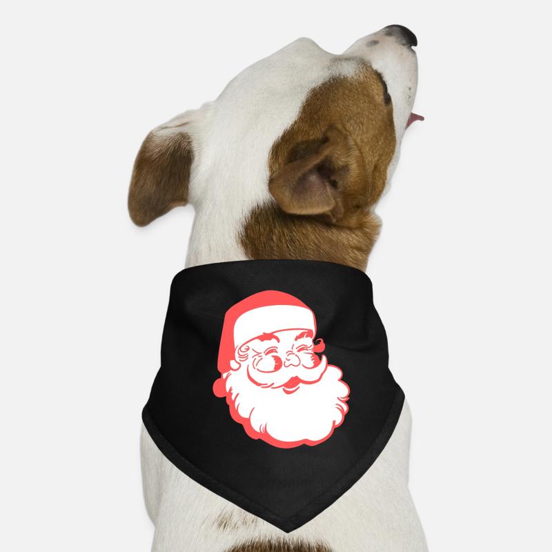 Joyeux Noël avec le Père Noël Bandana pour chien