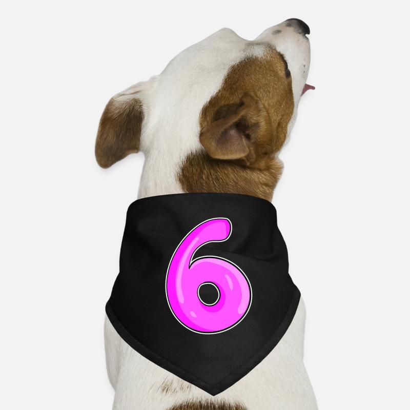 Numéro 6 Numéro Bandana pour chien