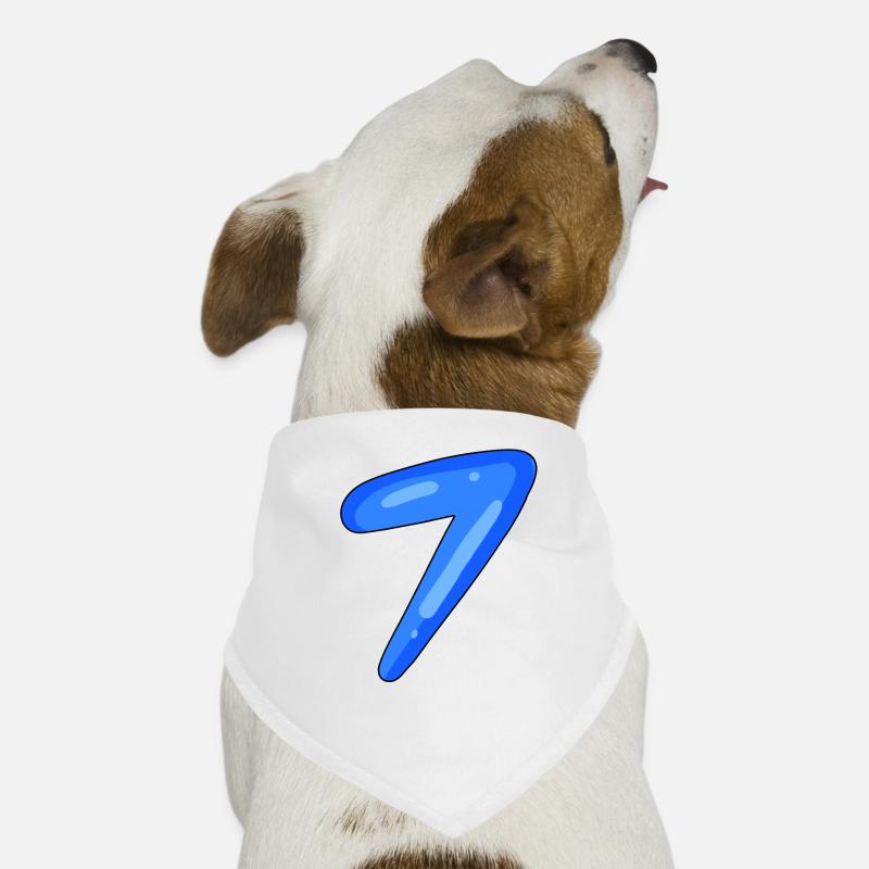 7 - Hunde-Bandana - Weiß