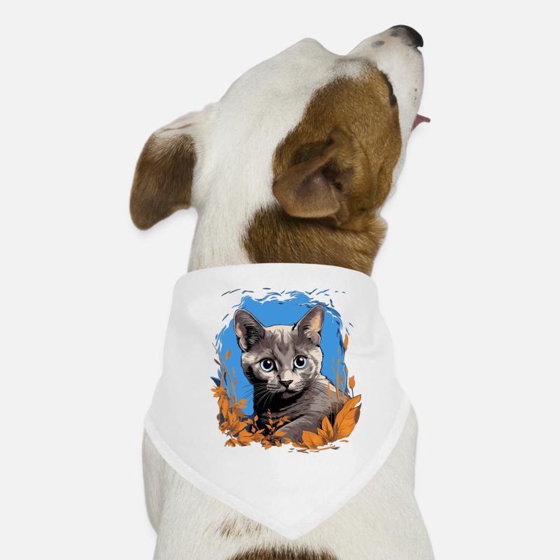 Chaton Korat Chat Korat Bandana pour chien