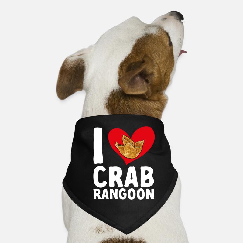 Krabben Rangoon Crabe Rangoon Bandana pour chien