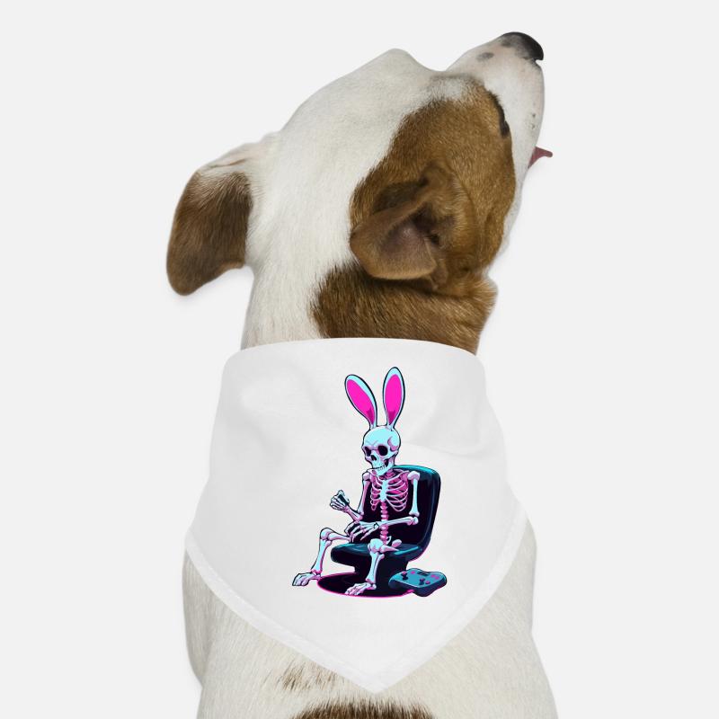 Easter Bunny Gamer Iconic Easter Gaming Dog Bandana