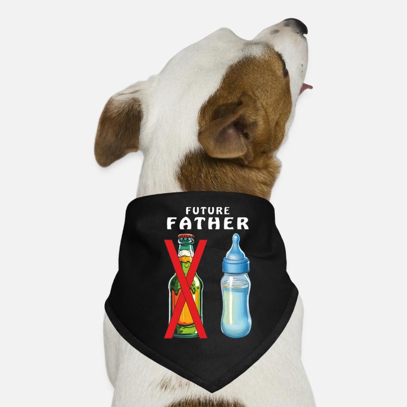 BABY BOTTLE FUTURE FATHER Dog Bandana