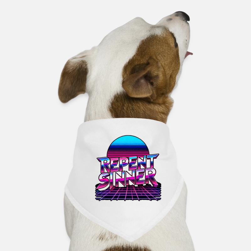 Repentez-vous, pécheur 19 Bandana pour chien