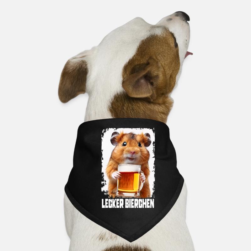 Lecker Bierchen Hamster Hunde-Bandana
