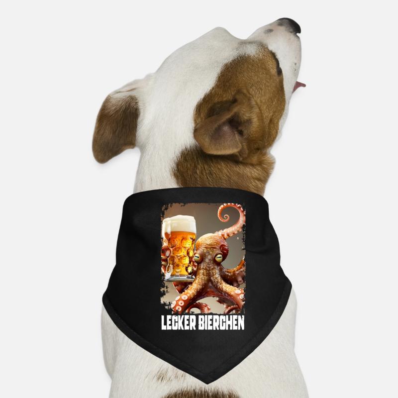 Lecker Bierchen Oktopus Hunde-Bandana