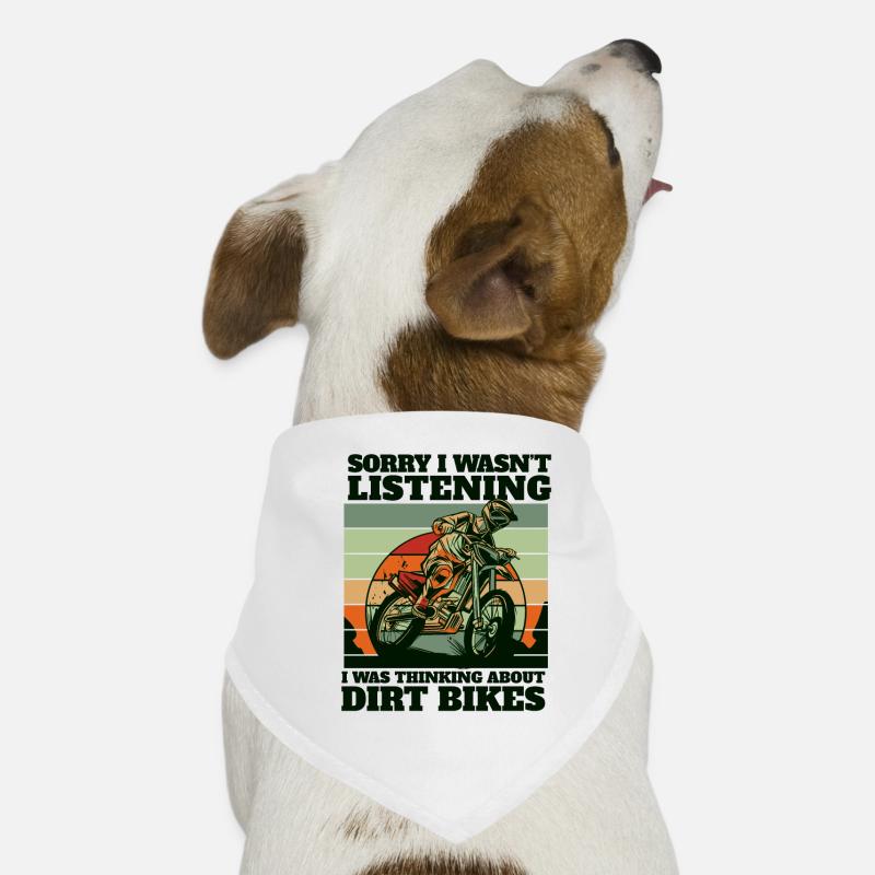 Dachte an Dirt Bikes Racing Supermoto Hunde-Bandana
