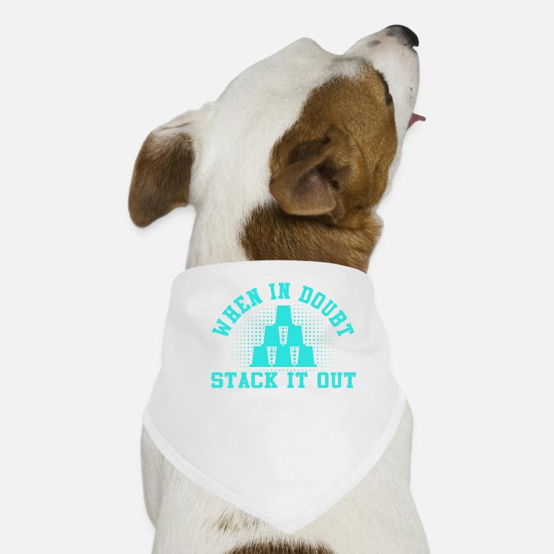 Sport Stacking Stacks Stacked Speed Cup Dog Bandana